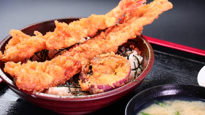 【2食付き・選べる天丼プラン♪】当館名物！《穴子丼orミックス天丼》お好きな方をどうぞ☆彡